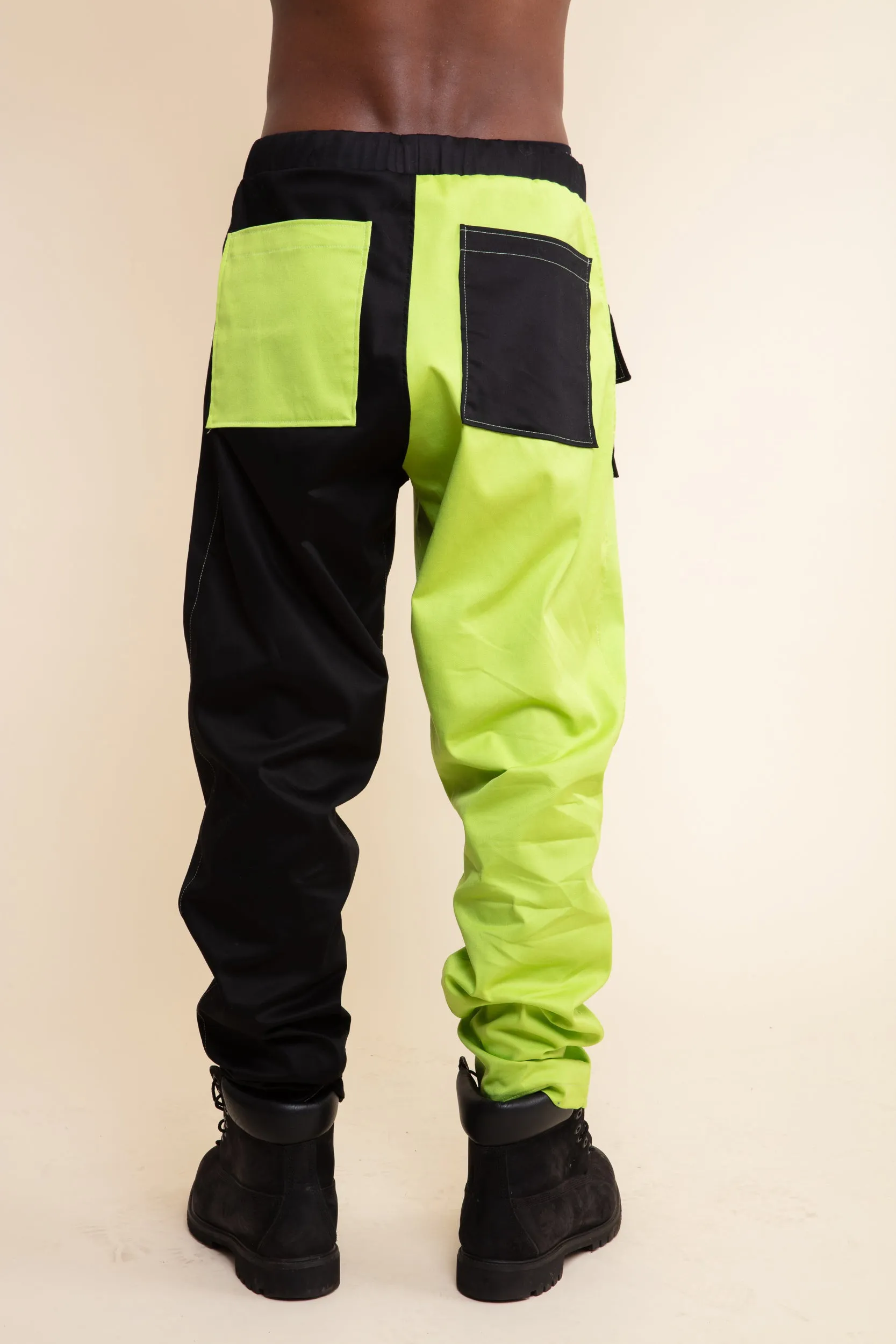 SPLIT GREEN PANT