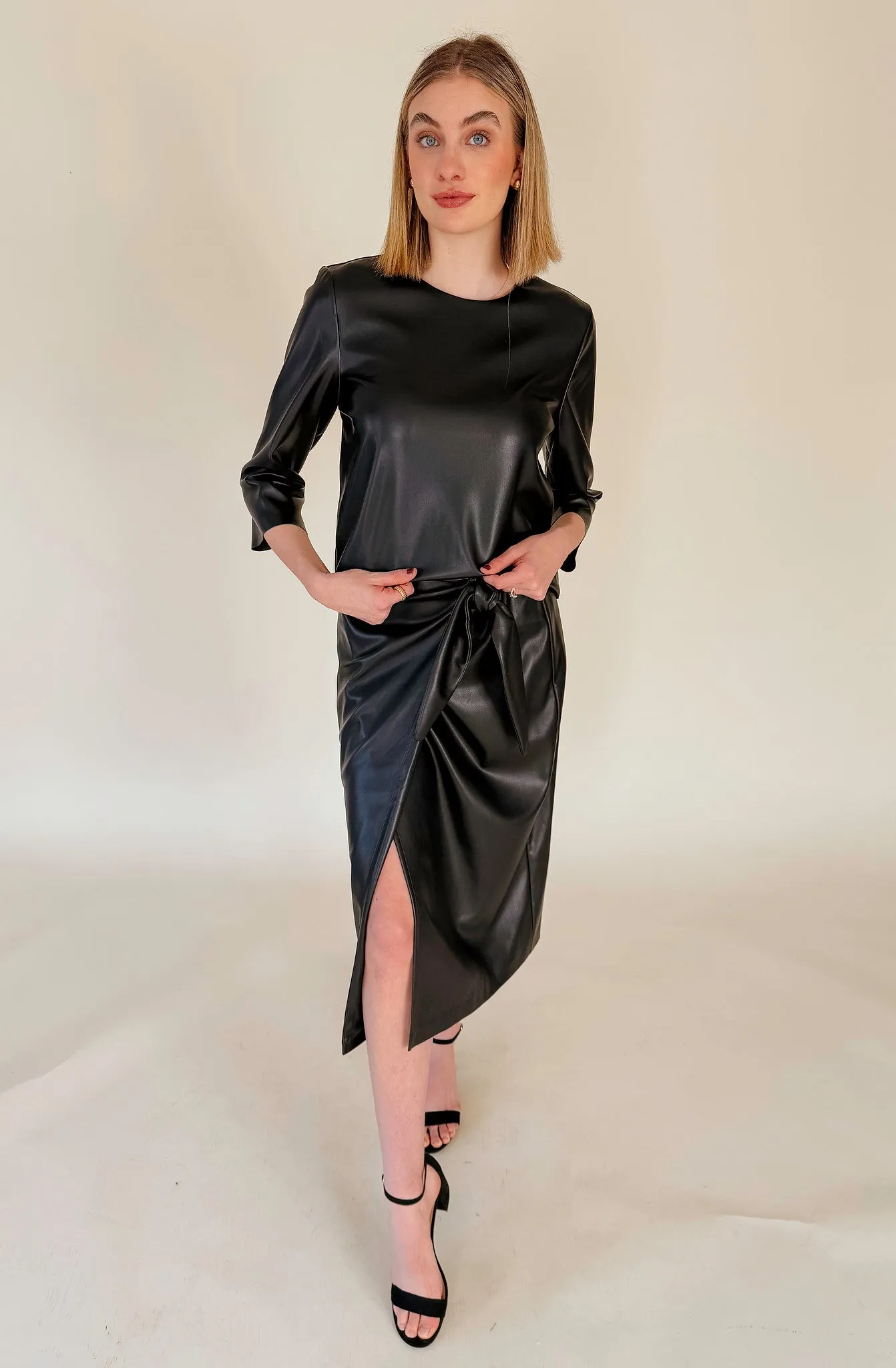 STEVE MADDEN DEE LEATHER TOP