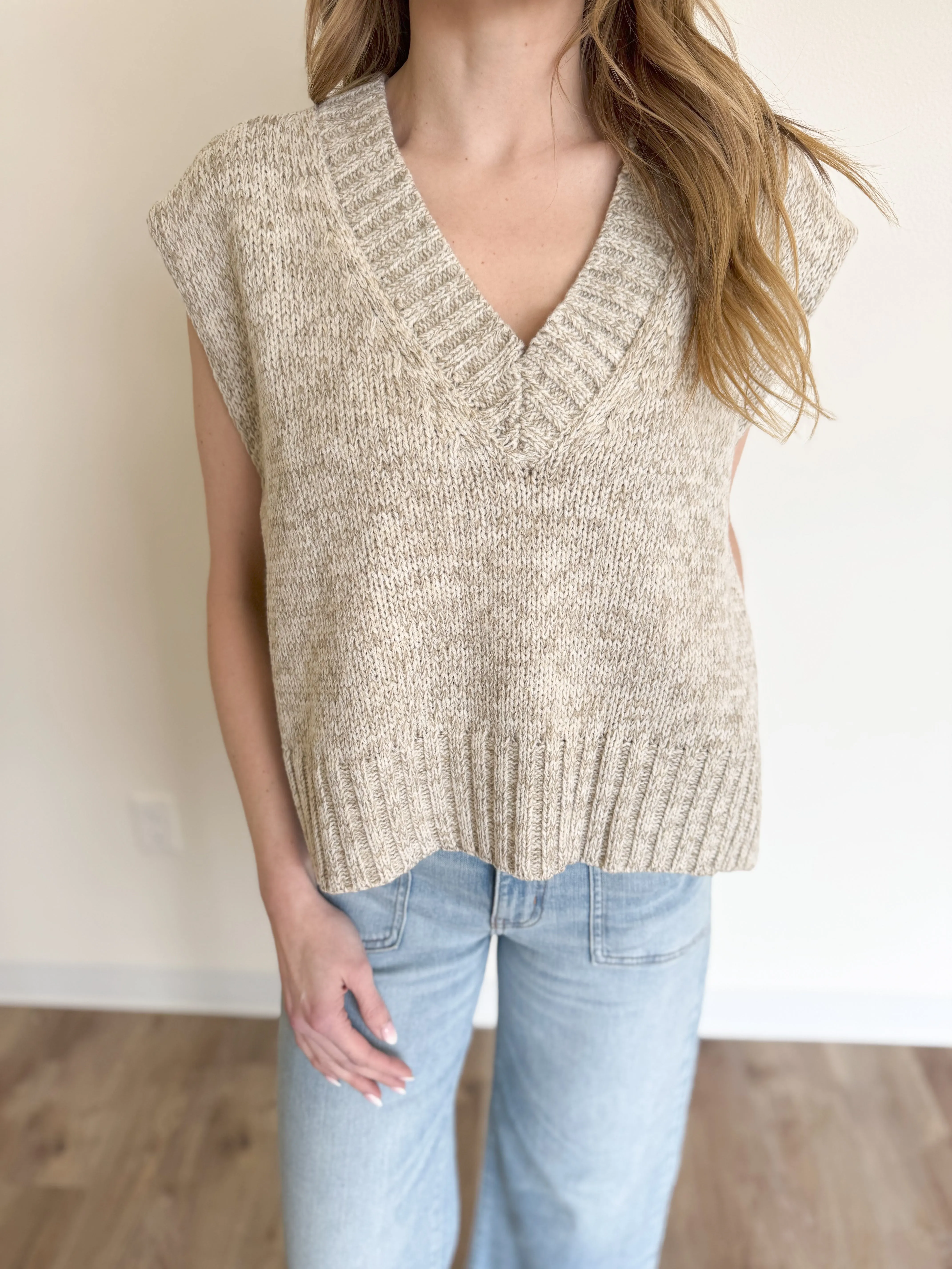 Stormi Side Tie Sweater Vest