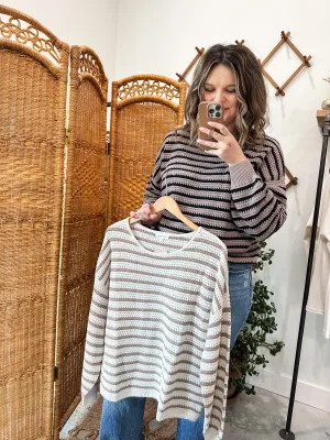 Stripe Knit Sweater