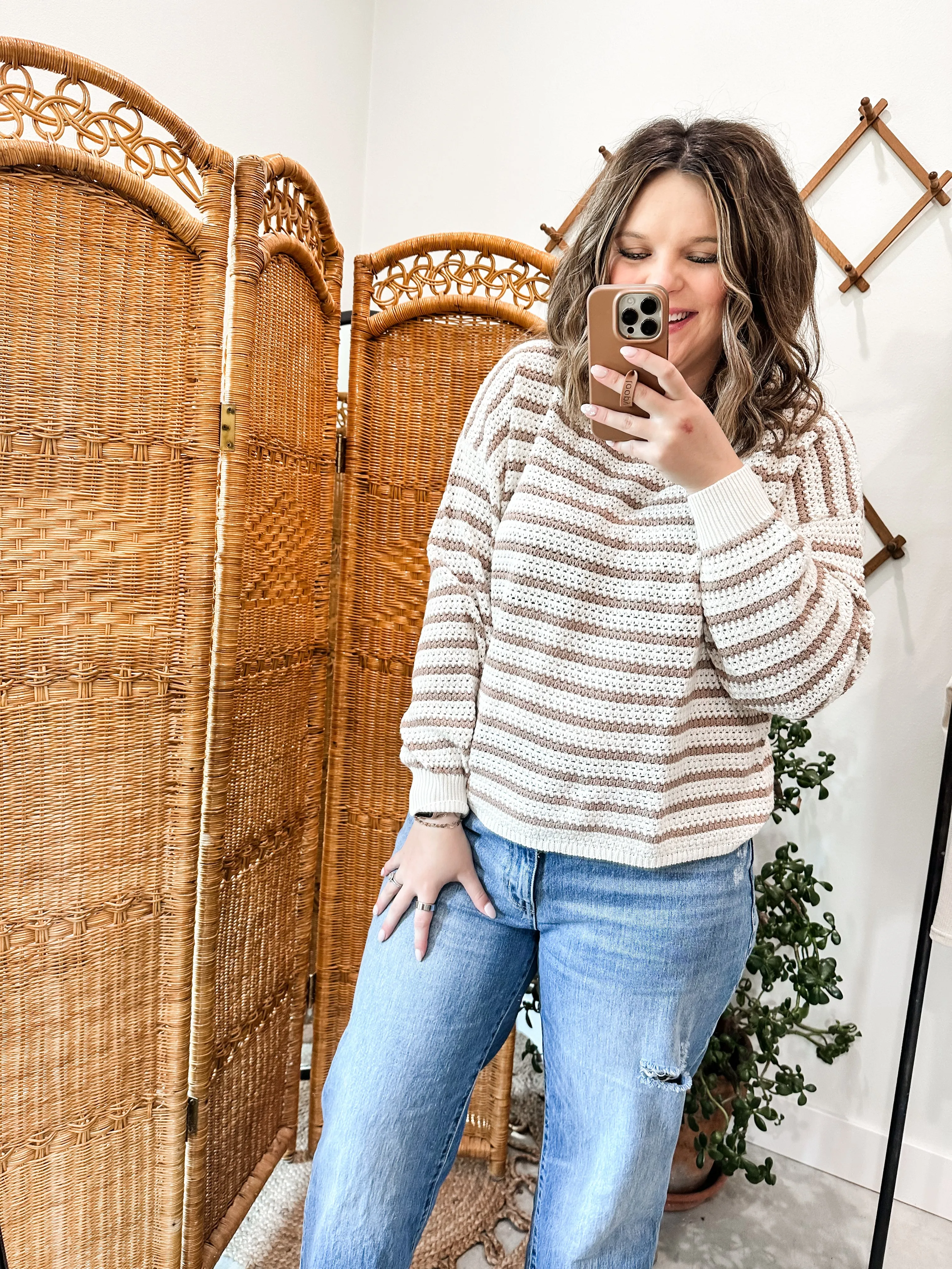 Stripe Knit Sweater