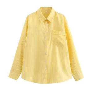 Striped Button-Down Shirt