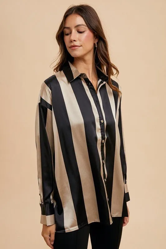 Striped Button Up Shirt
