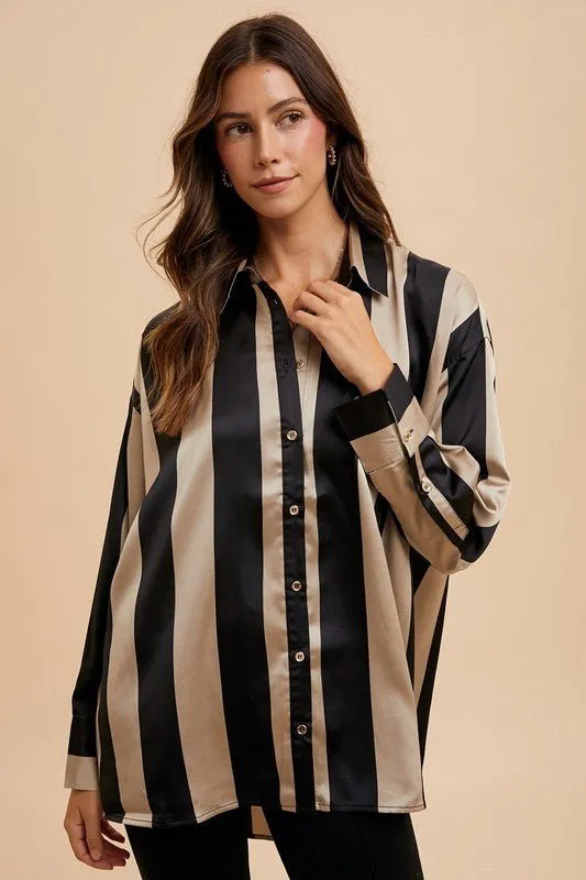 Striped Button Up Shirt
