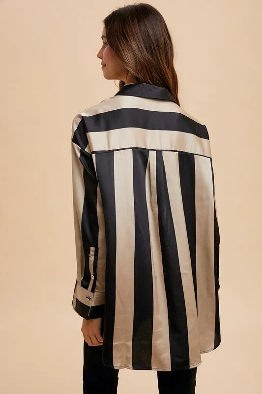 Striped Button Up Shirt