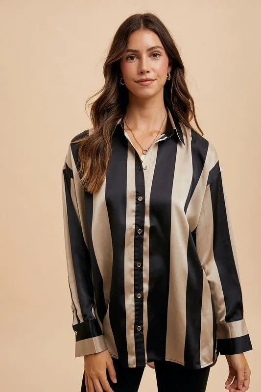 Striped Button Up Shirt