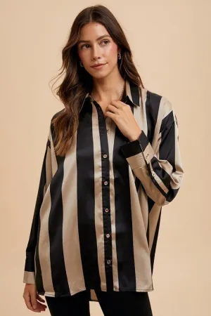 Striped Button Up Shirt