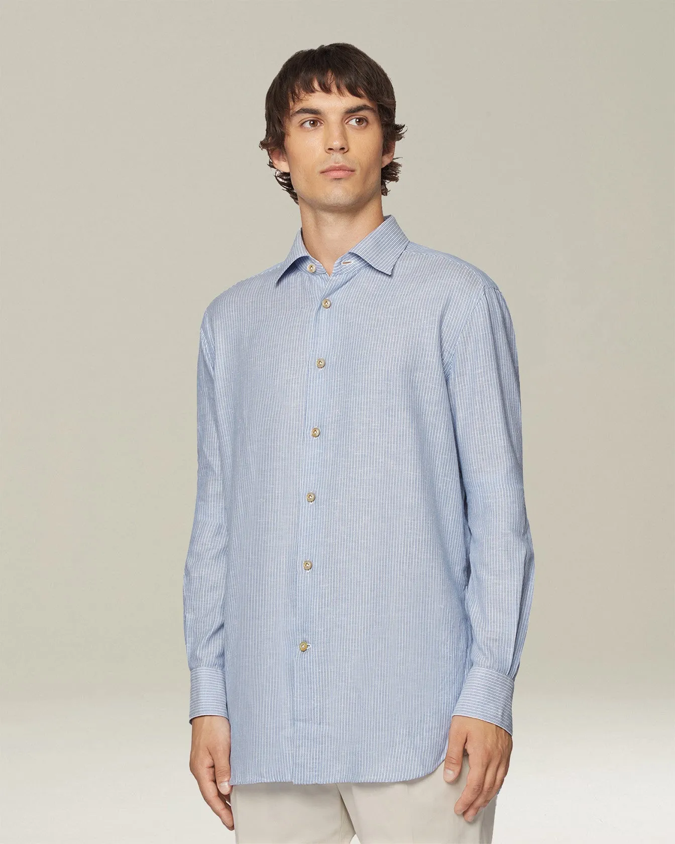 STRIPED COTTON SHIRT