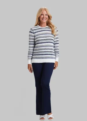 Striped Knit Crewneck