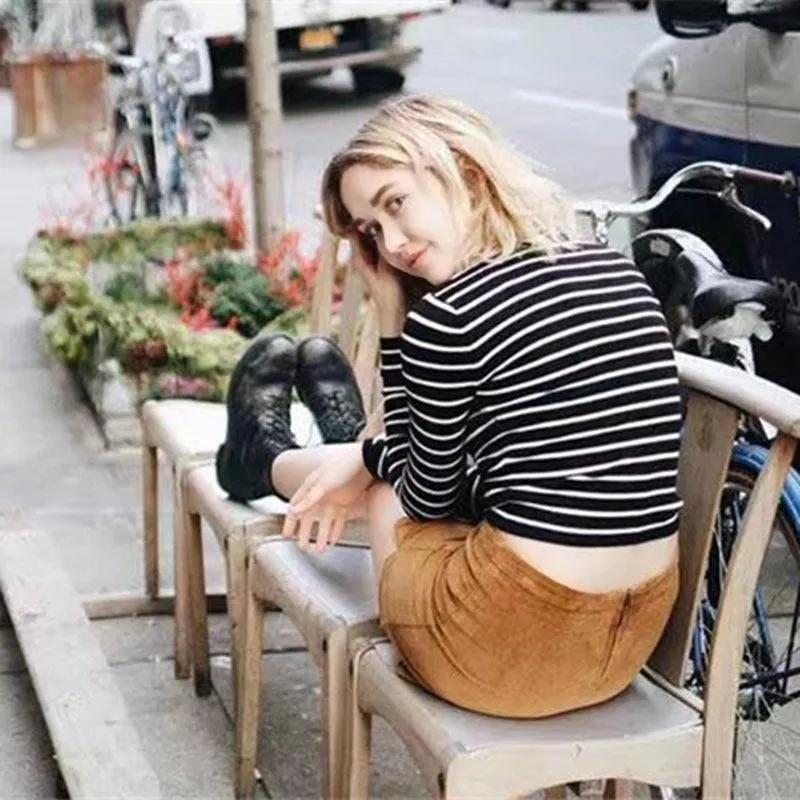 Striped Long Sleeve O-Neck Shirt