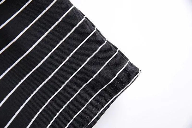 Striped Long Sleeve O-Neck Shirt