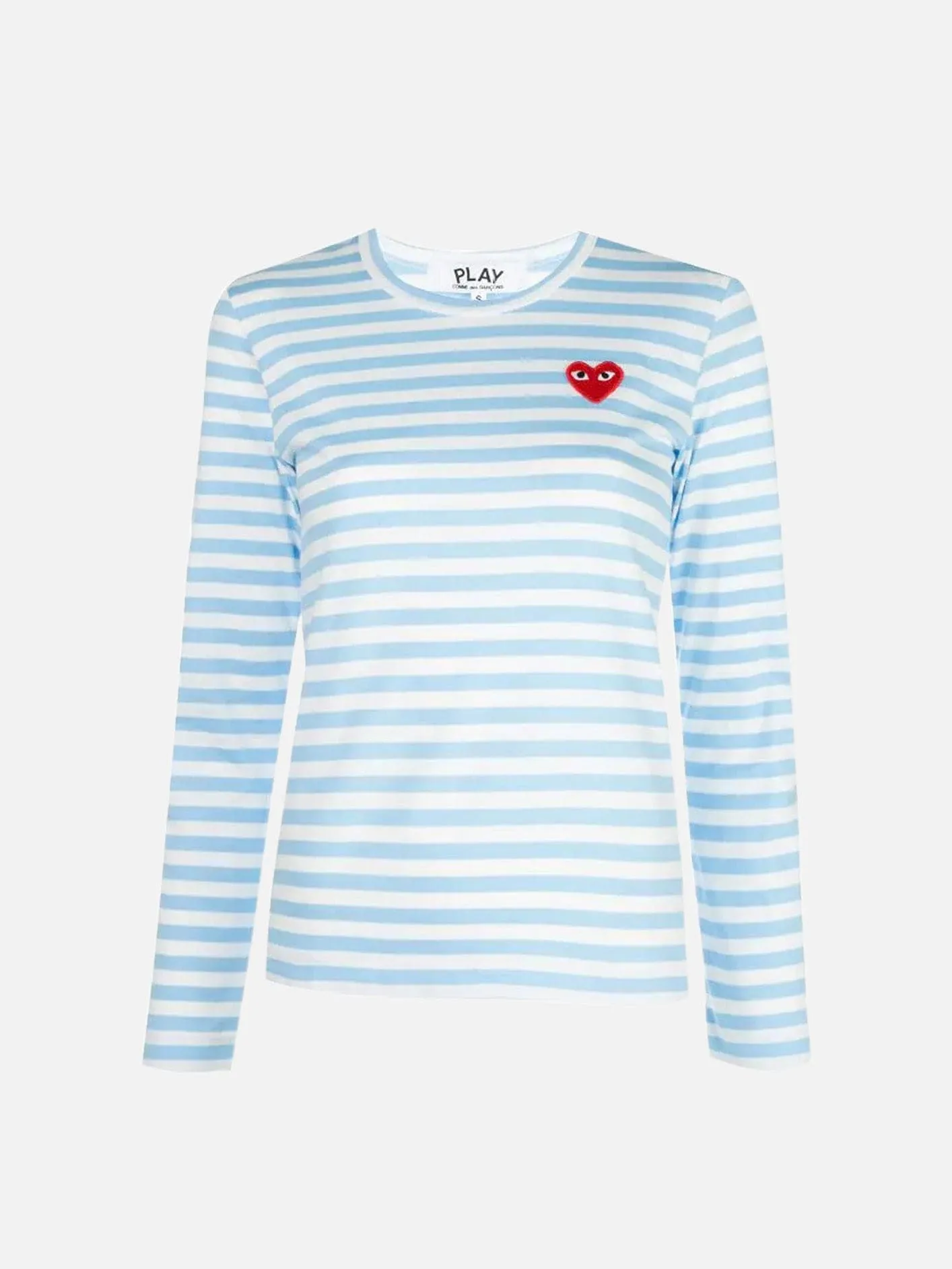 Striped Long Sleeved T-Shirt - Blue/White