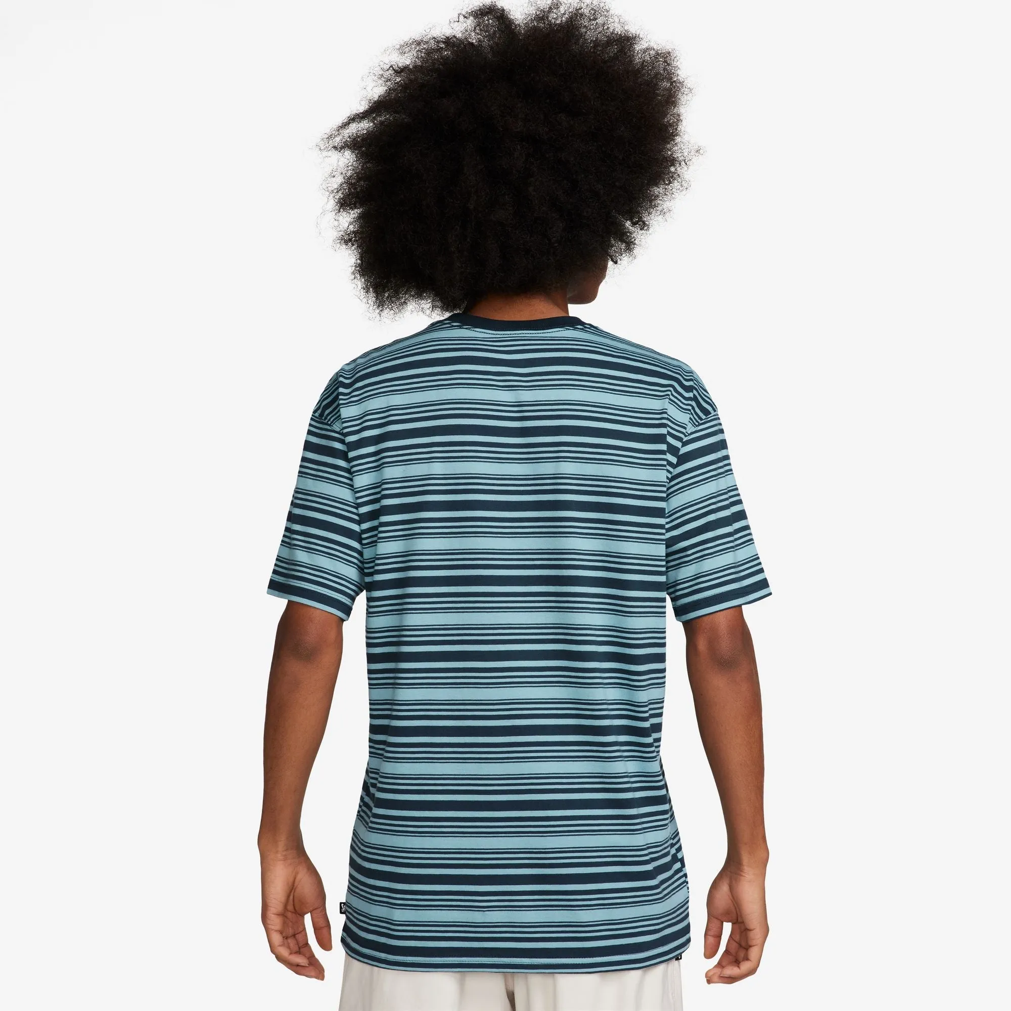 Striped Max90 T-Shirt (Denim/Turquoise)