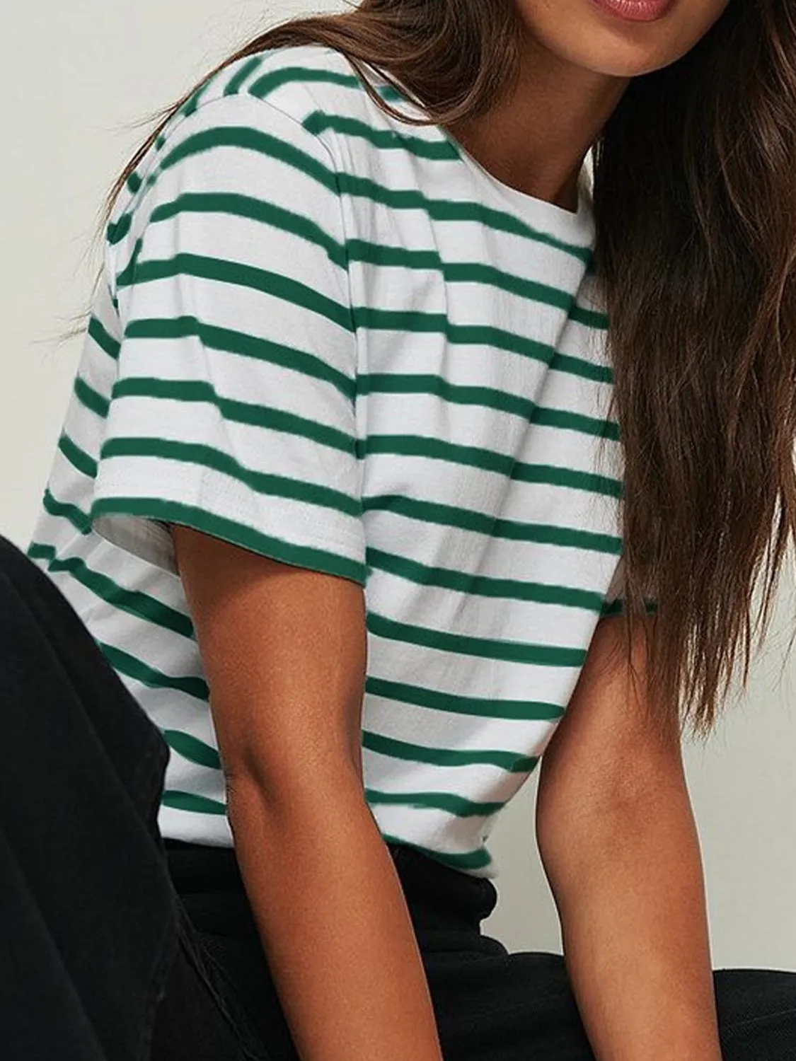 Striped Short Sleeve T-Shirt