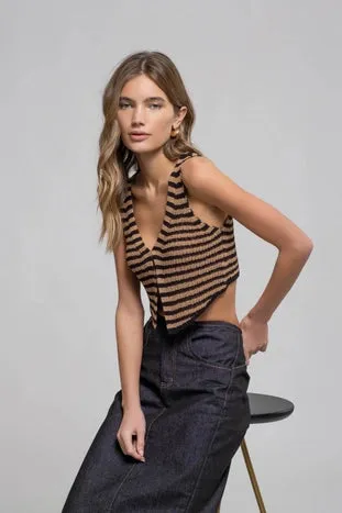 Striped Sweater Vest