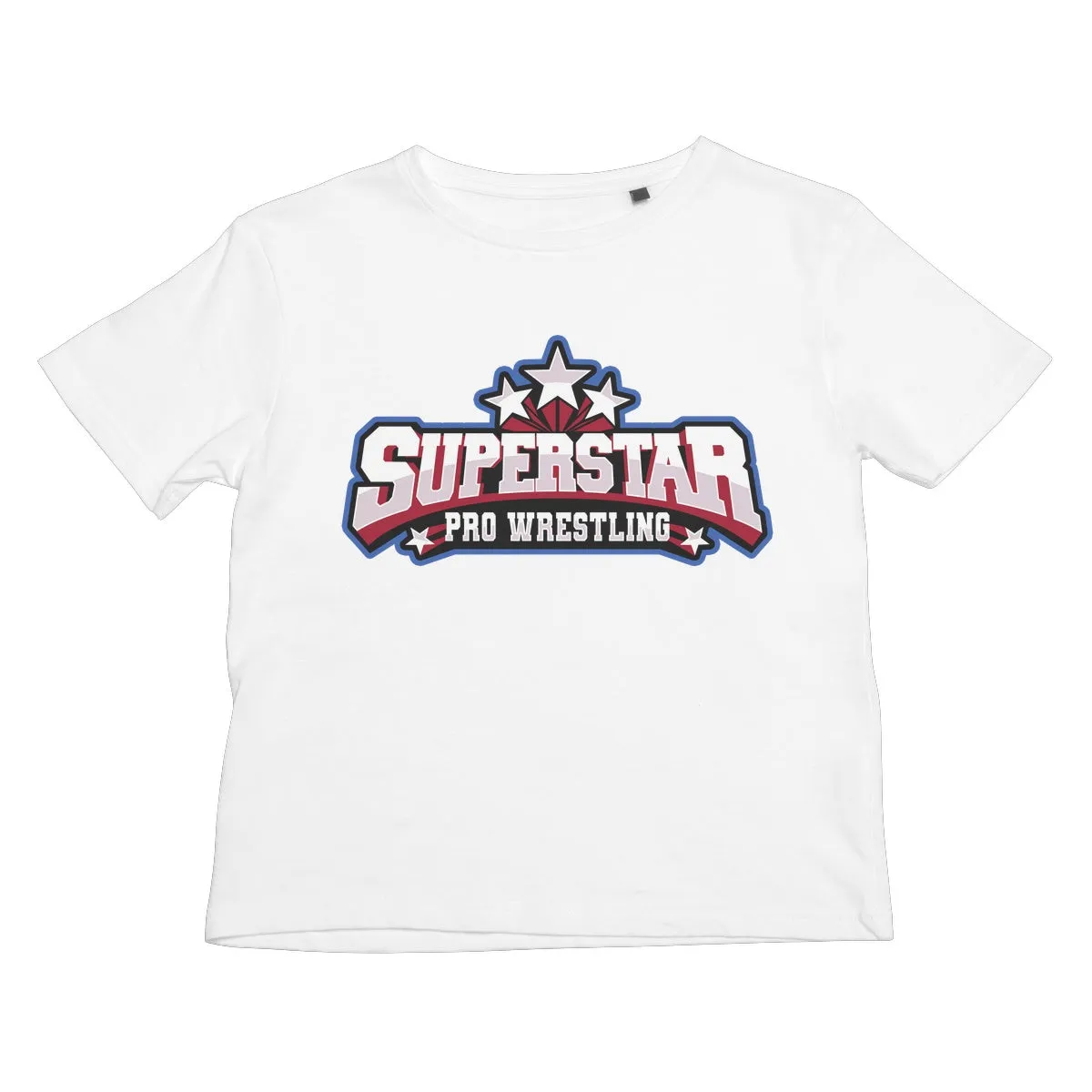 Superstar Pro Wrestling Logo Kids T-Shirt