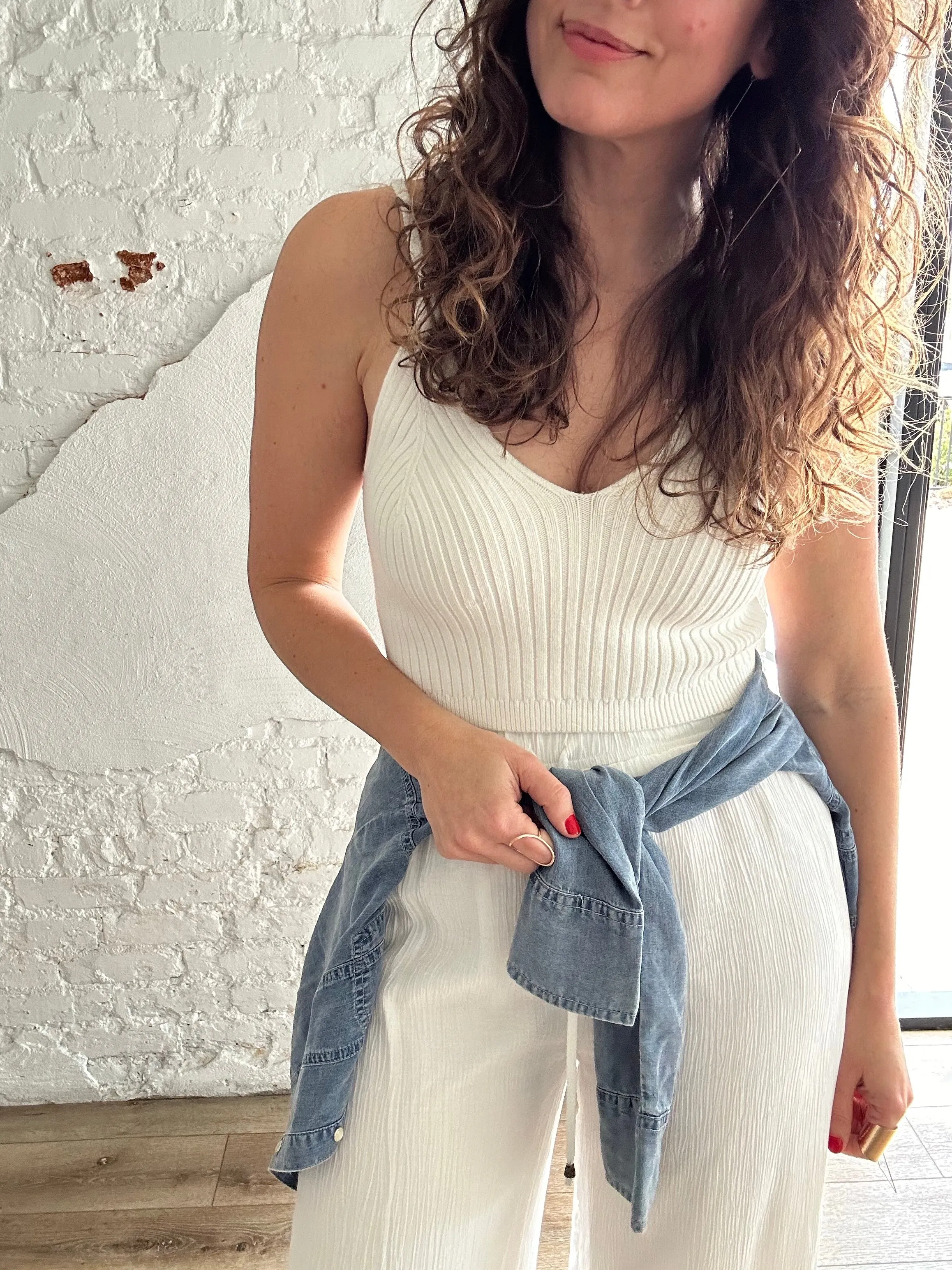 Sweet Ivory Tank Top