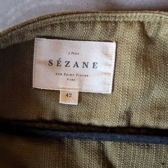 Sézane Tamara Skirt | Khaki