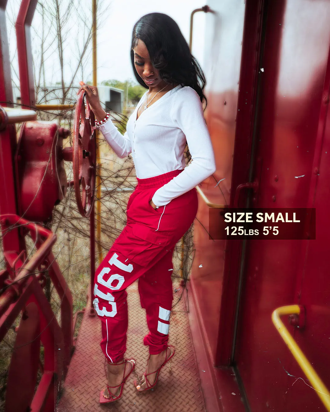 T2TC  Reflective Cargos “FIRE RED”
