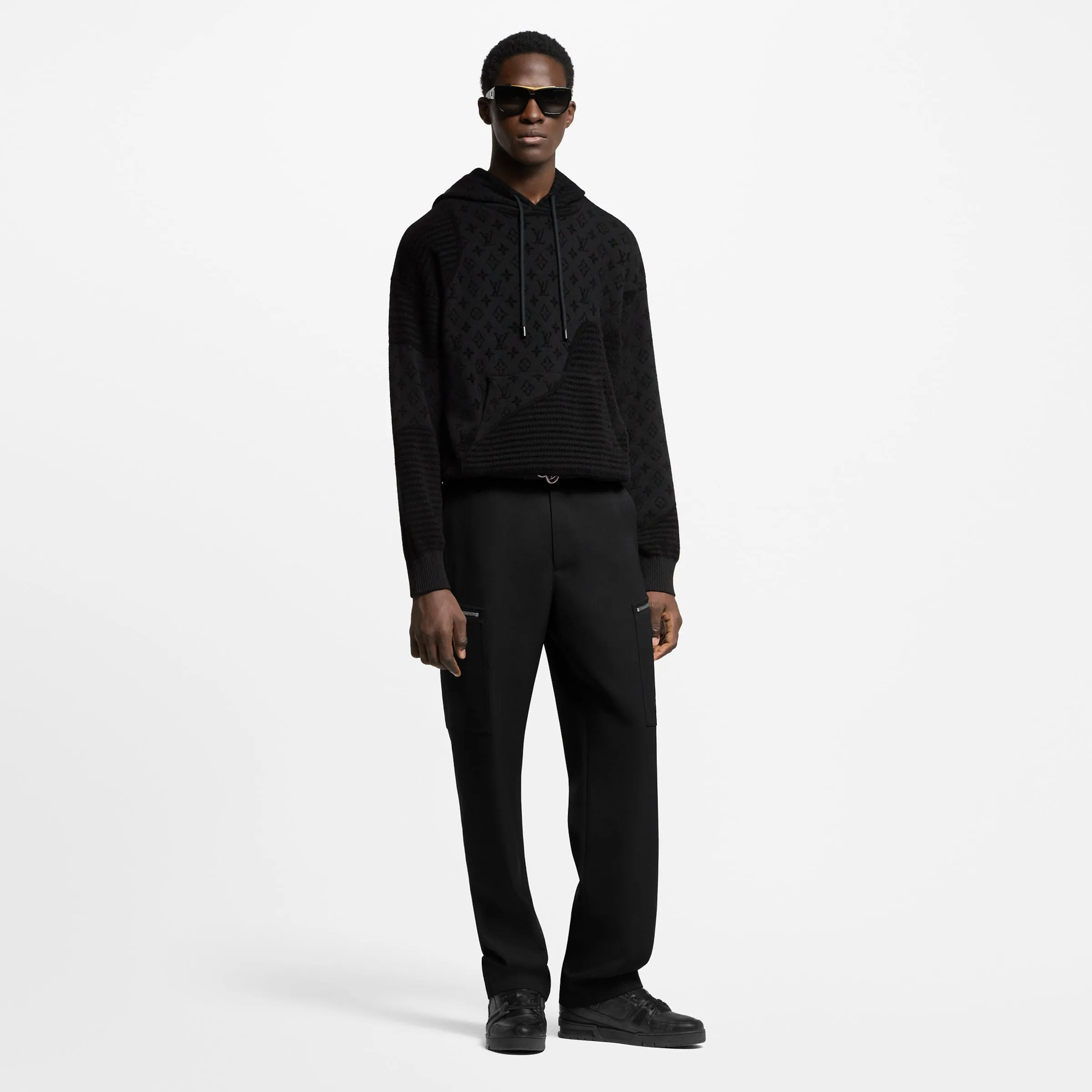 Tailored Wool Cargo Trousers
