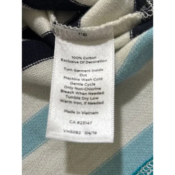 Talbots Women's Medium Colorful Striped Long Sleeves Shirt &amp; Burgundy Cardigan