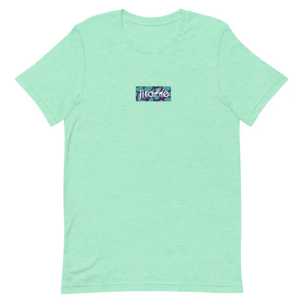 Teal & Magenta Box Logo Tee