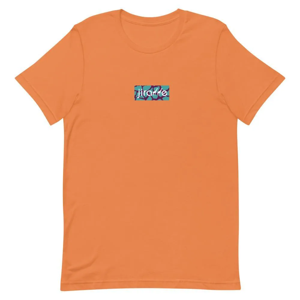 Teal & Magenta Box Logo Tee