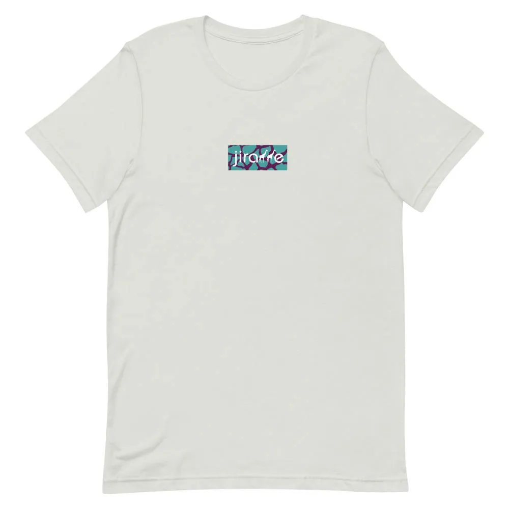 Teal & Magenta Box Logo Tee