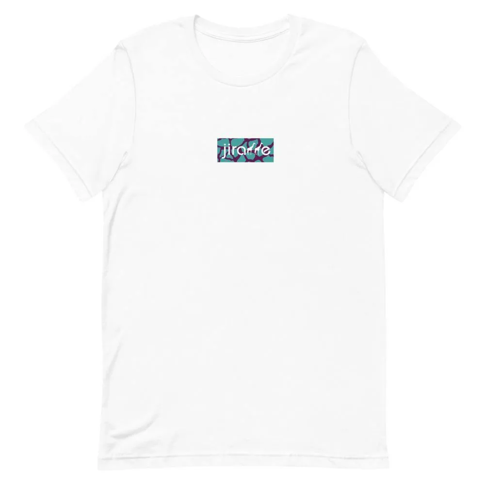 Teal & Magenta Box Logo Tee