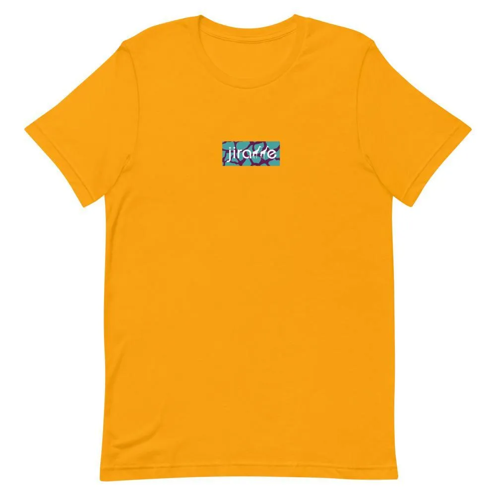 Teal & Magenta Box Logo Tee