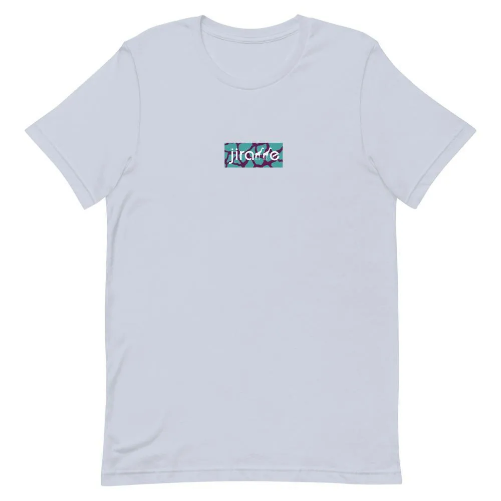 Teal & Magenta Box Logo Tee