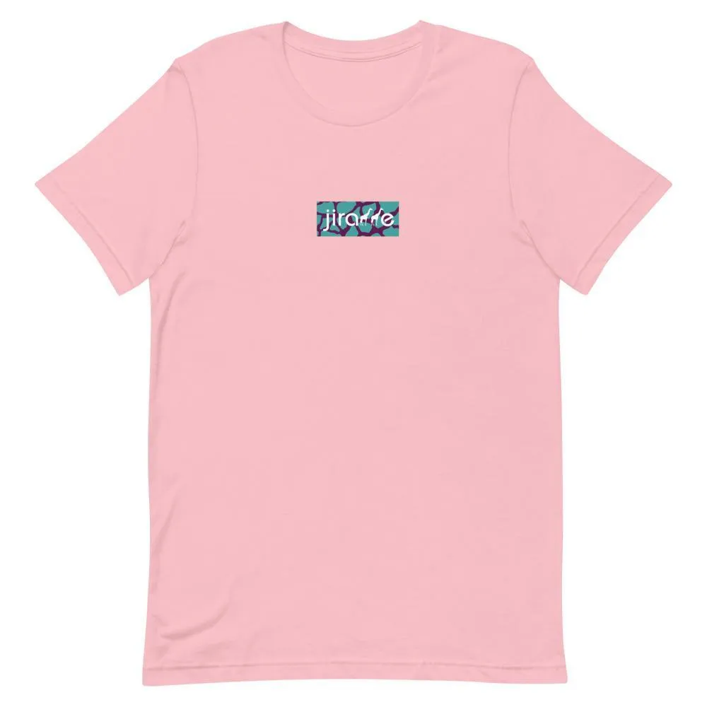 Teal & Magenta Box Logo Tee
