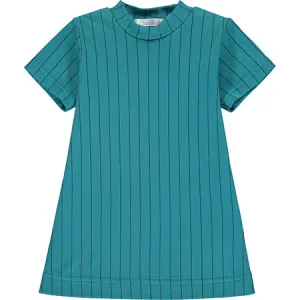 Teal Striped Dress - Retired