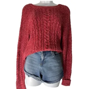 THE Gap Medium Heavy Knit Pink Sweater