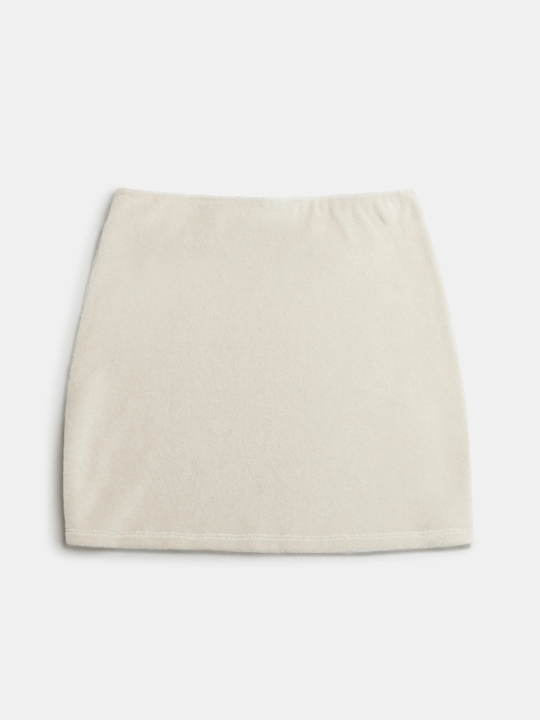 The Mikros Mini Skirt in Terry