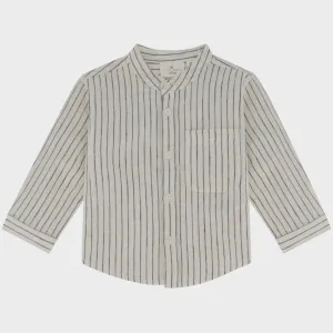 The New - Jeppe Shirt - White Swan Stripe