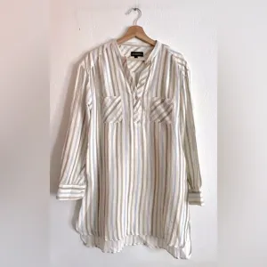 THE POLDOLLS Organic Cotton Striped Shirt Dress