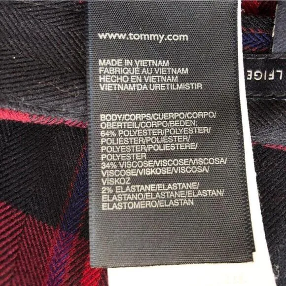 Tommy Hilfiger Tartan Plaid Skirt/Size 0