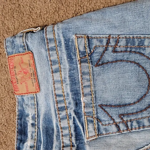 True religion demin skirt, size 28