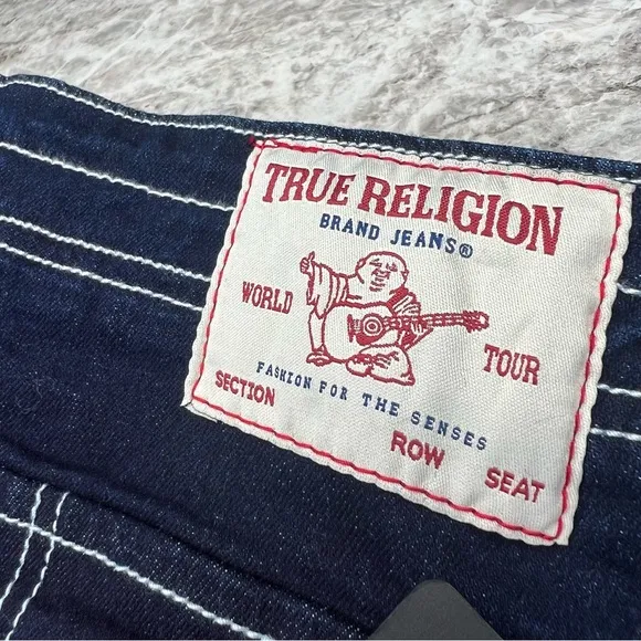 True Religion Jean maxi skirt denim cargo size 28 NEW NWT blue size 6