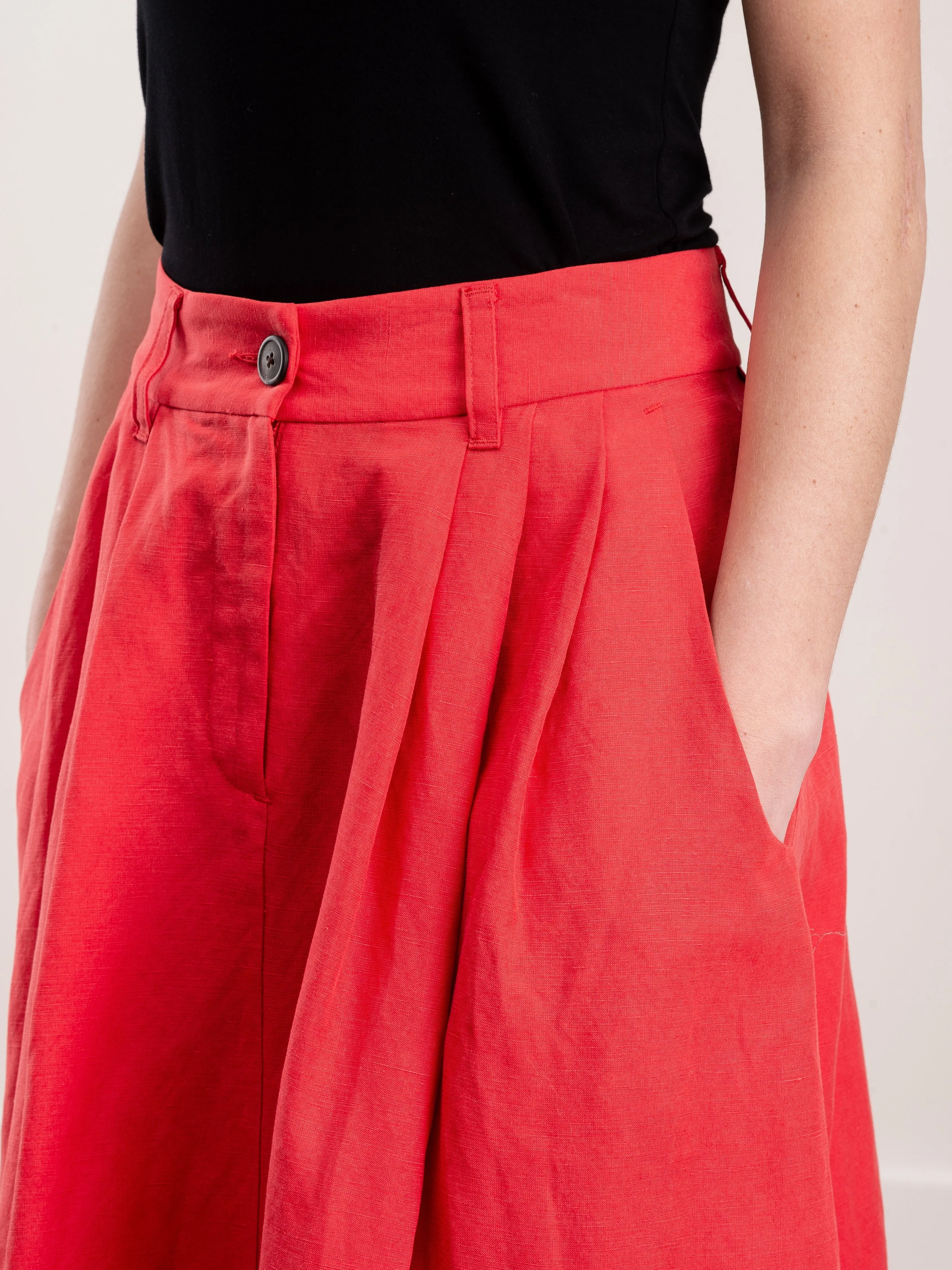 tulay skirt - red
