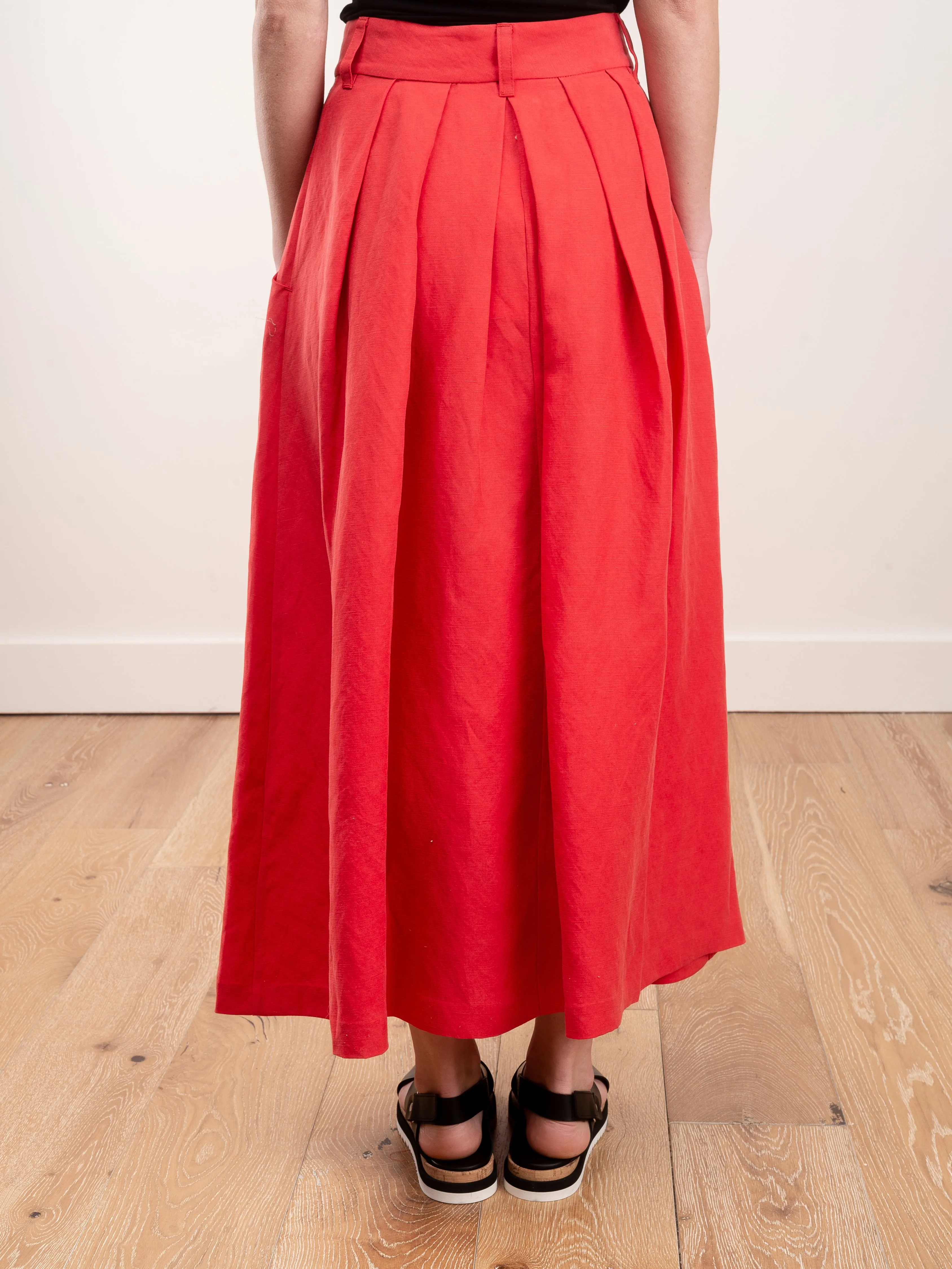 tulay skirt - red