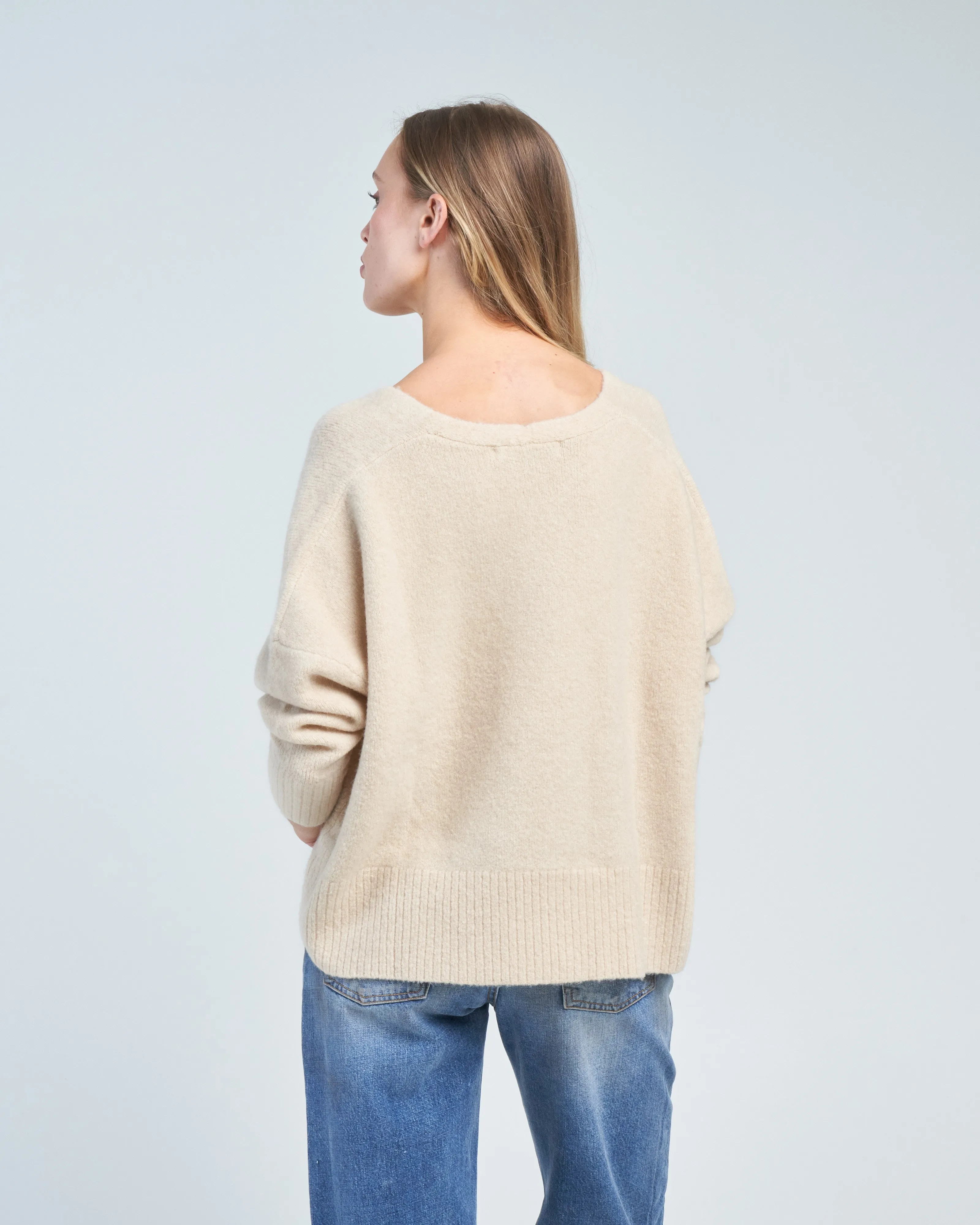 v neck sweater