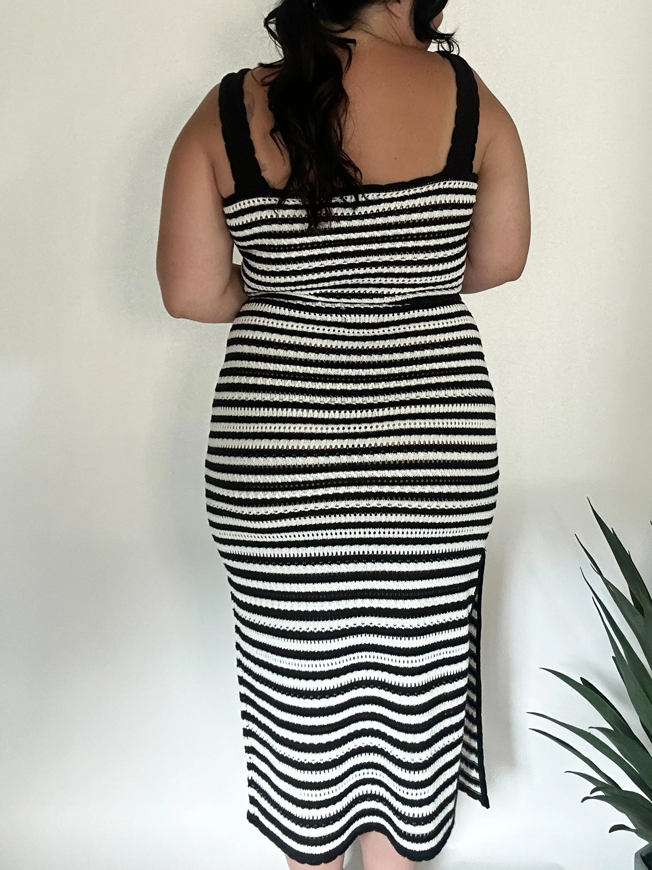 Vacay Crochet Midi Skirt