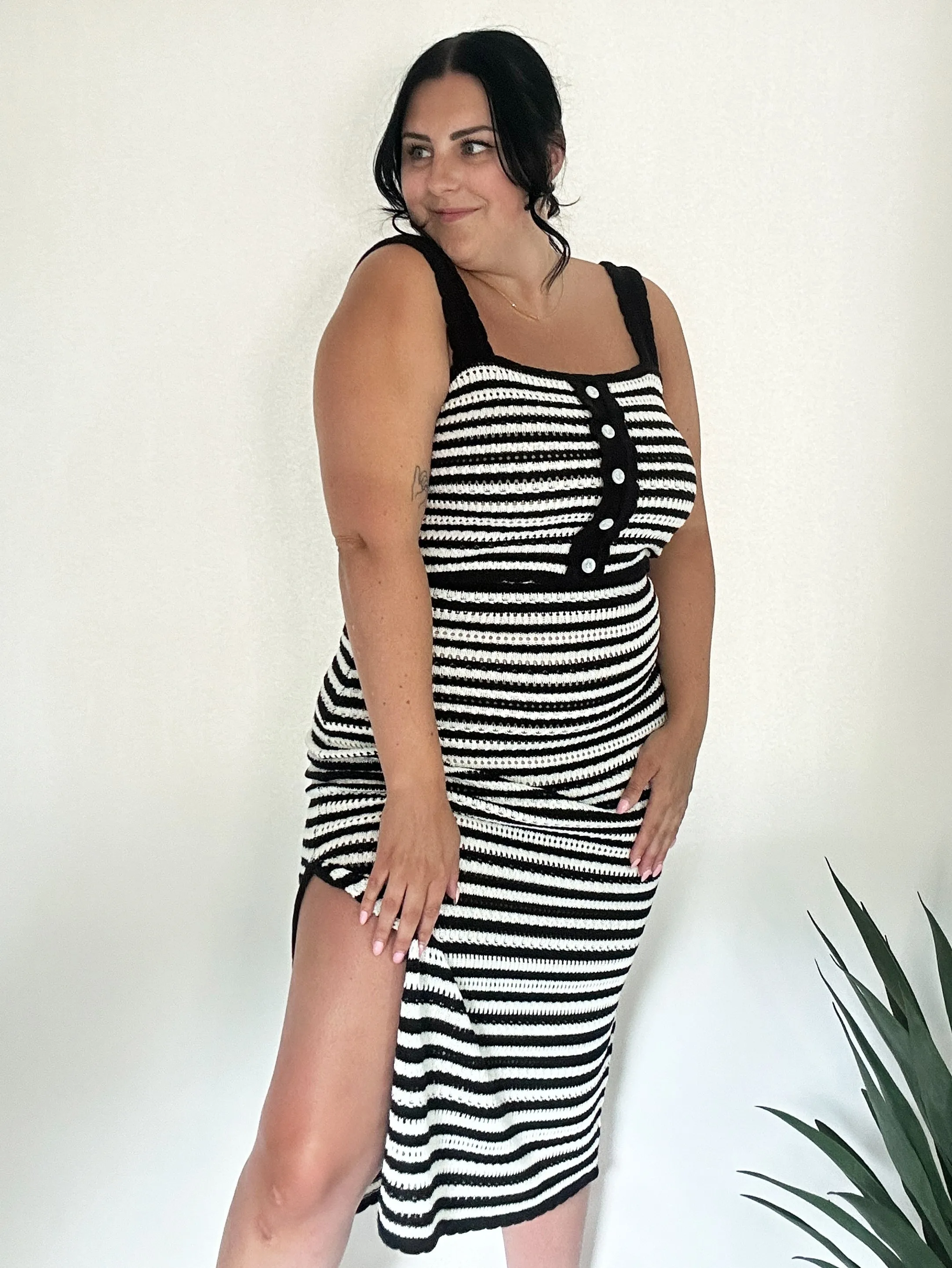 Vacay Crochet Midi Skirt