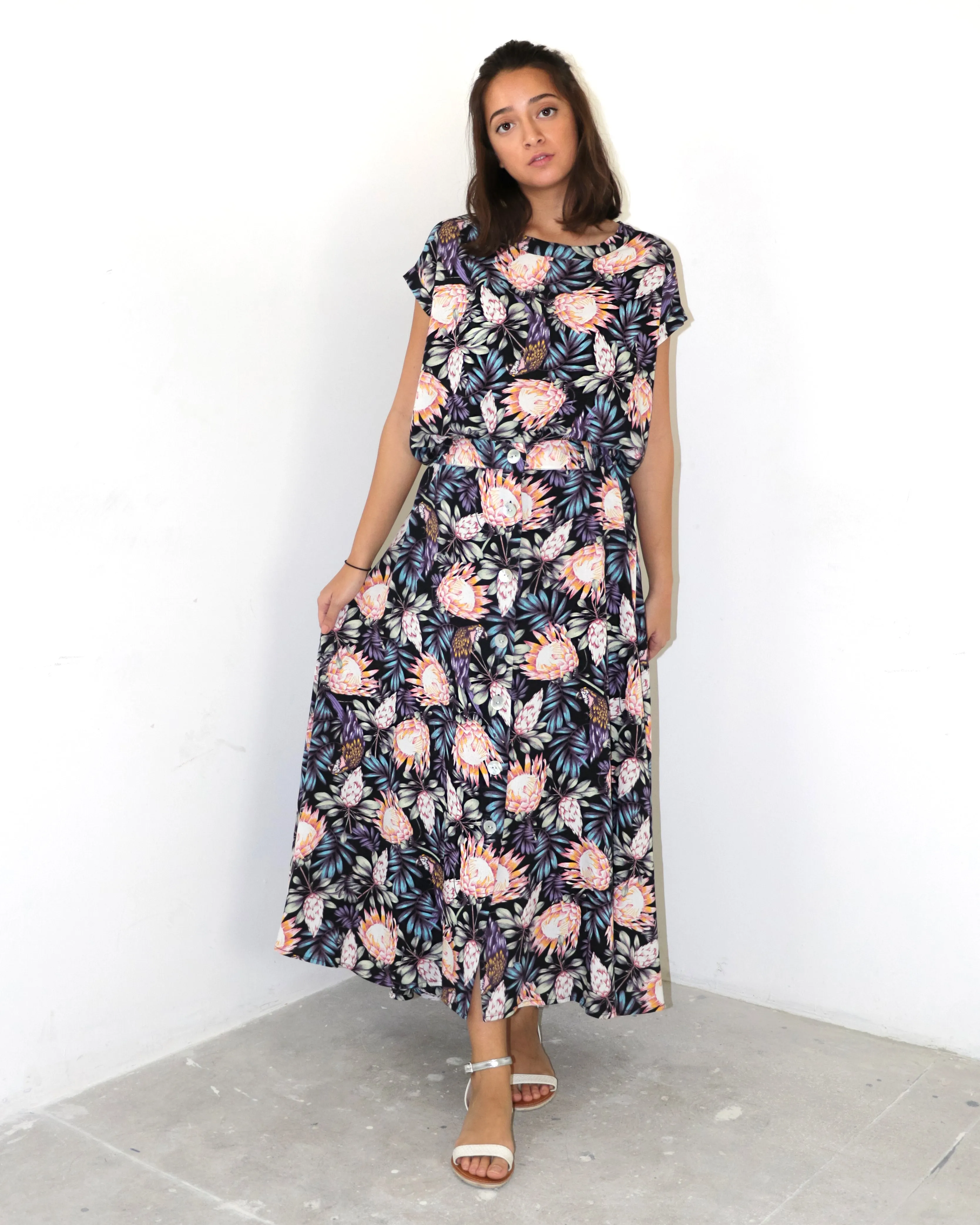 Valentina | Cotton Skirt & Blouse Set