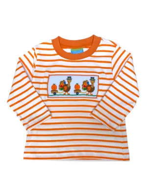 Velani Thanksgiving Boys Smocked Shirt