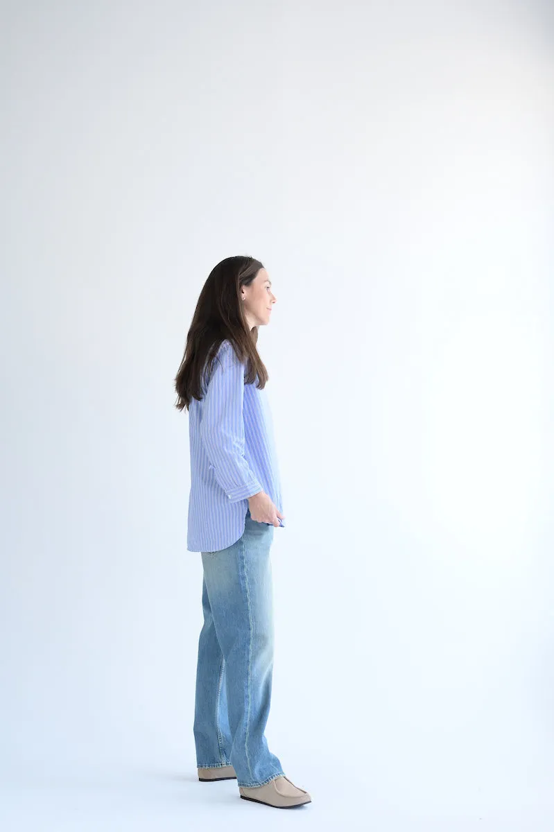 Vera Shirt Long Sleeve in Stripe