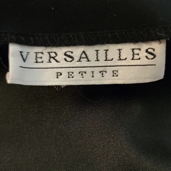Versailles Black A-line mini Skirt Size 10P