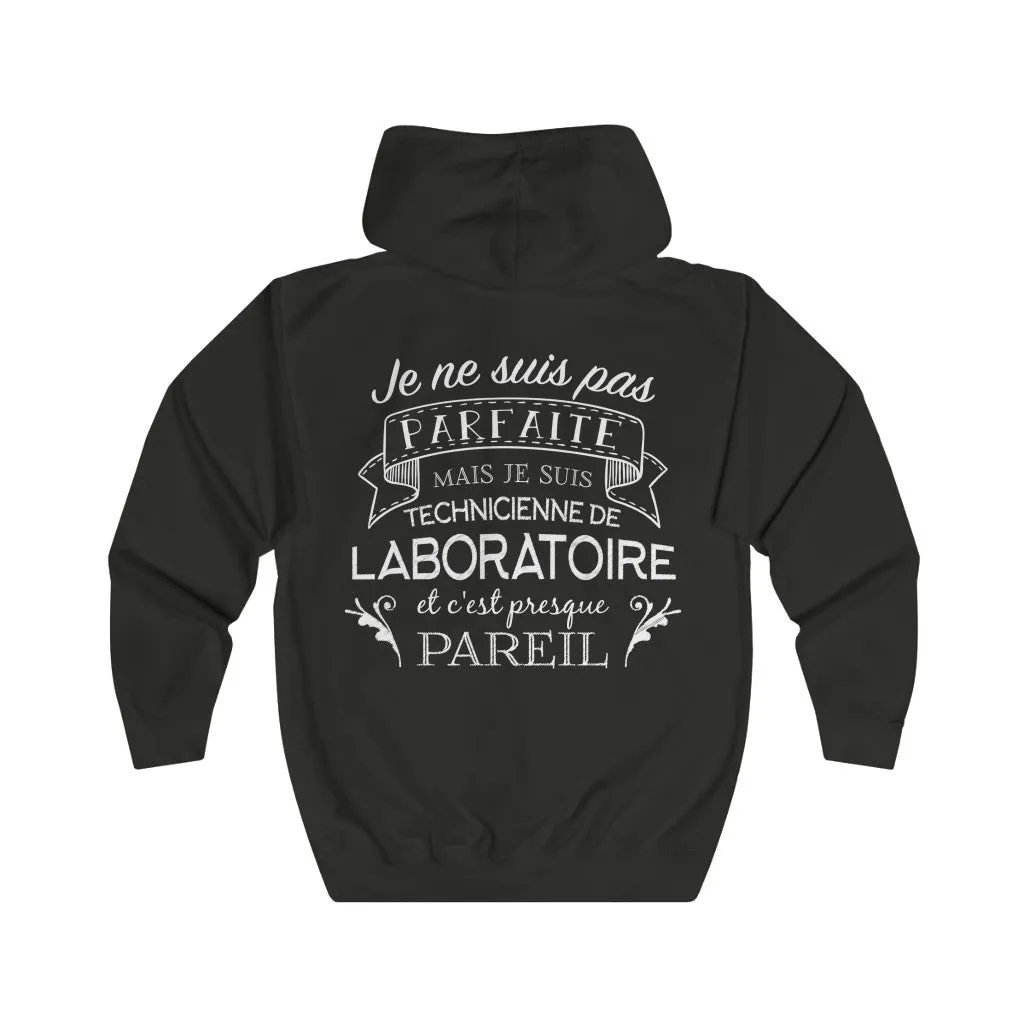 Veste zippée - Cadeau humour pour une technicienne de laboratoire